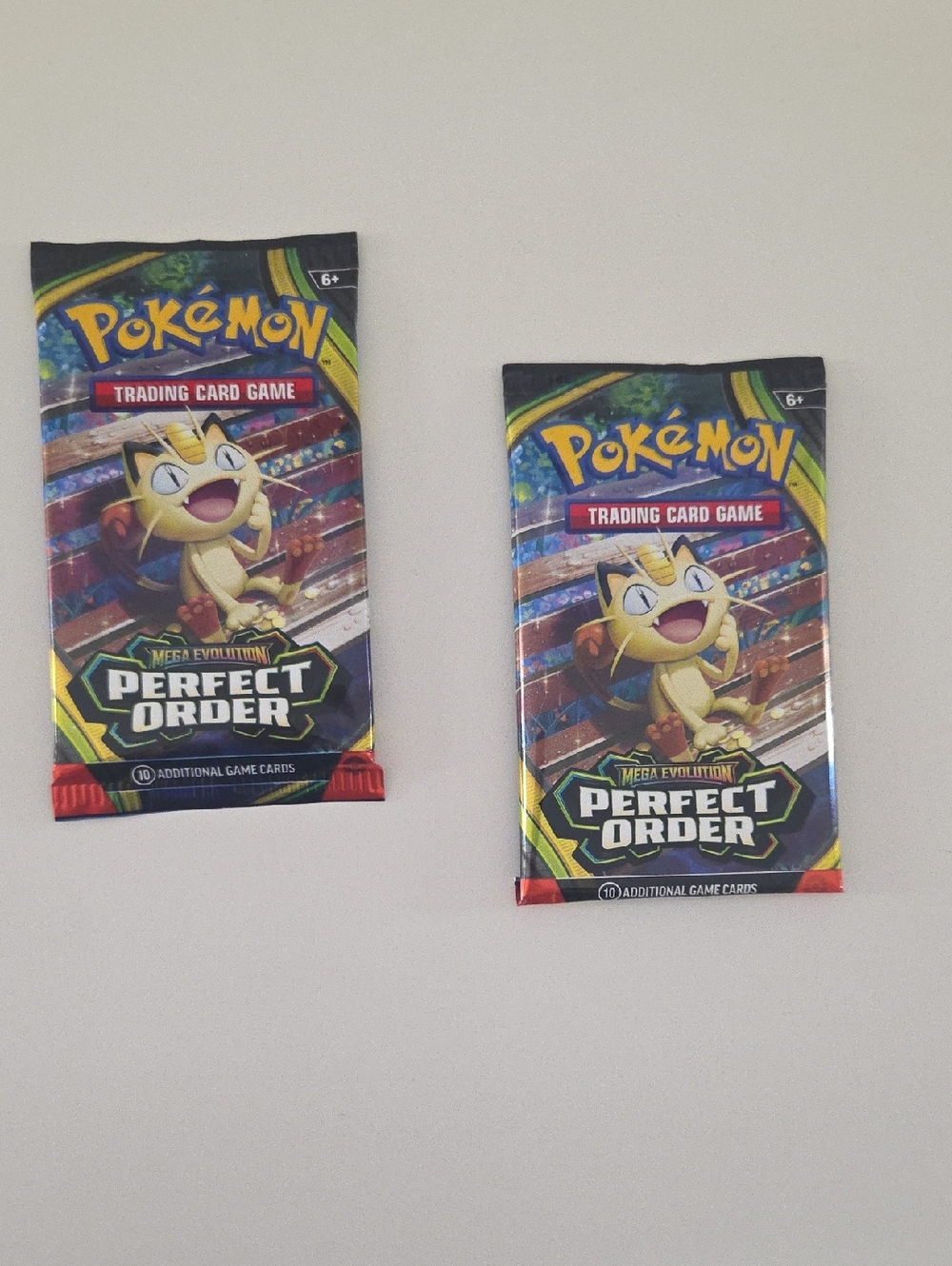 Pokémon TCG Perfect Order Mega Evolution Booster 2  Packs English